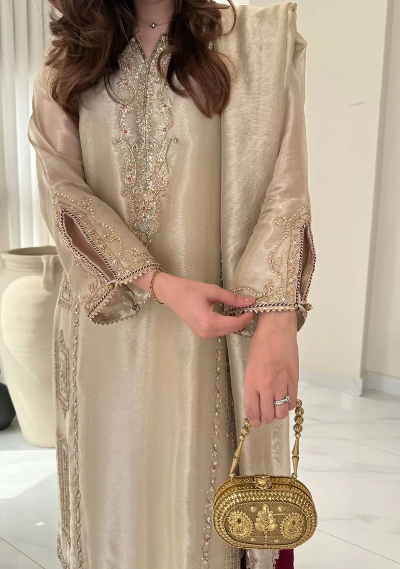 3 PEICE | Ivory Gold