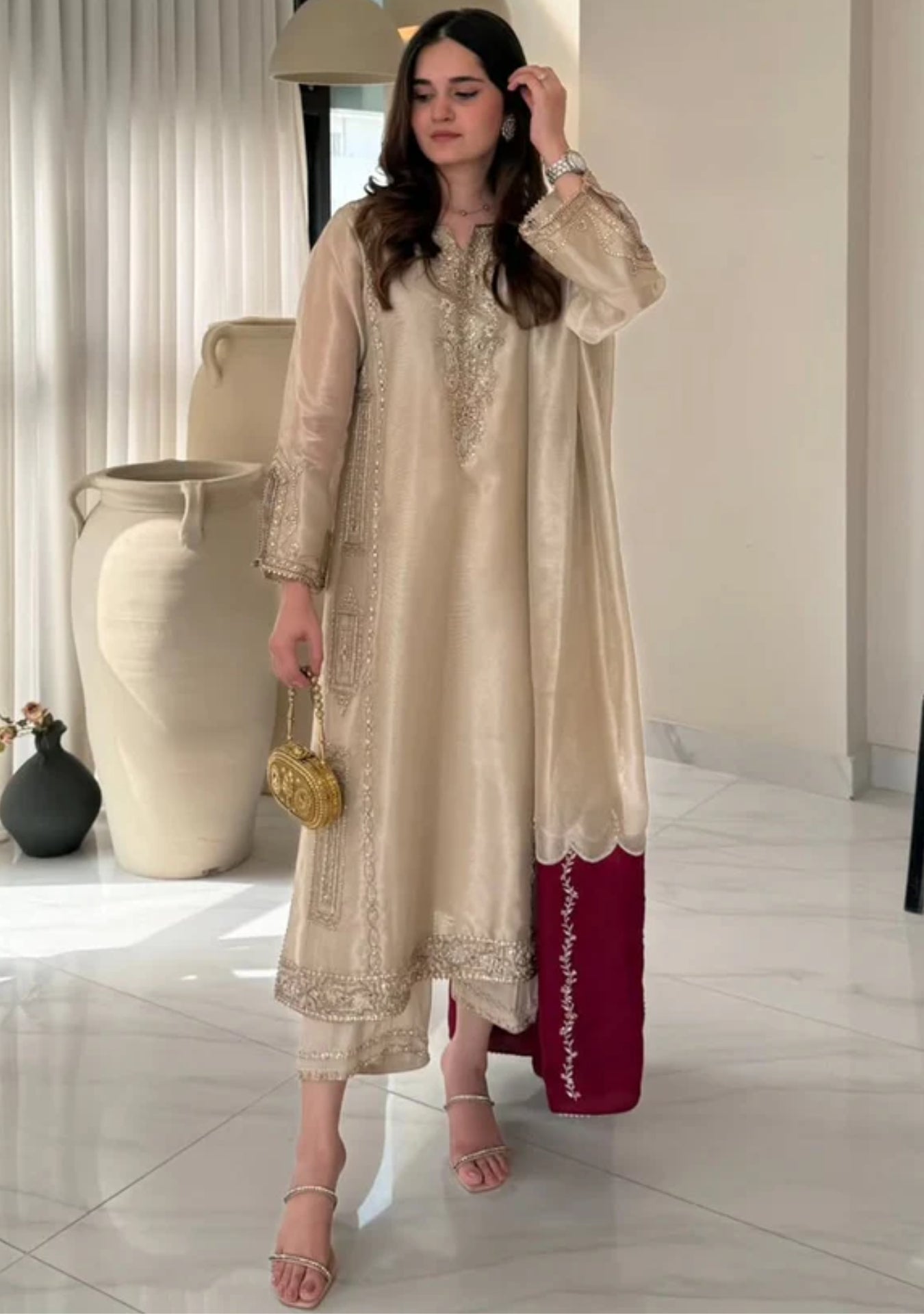 3 PEICE | Ivory Gold